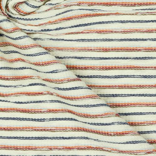 Waffel knitted stripe, Multicolour