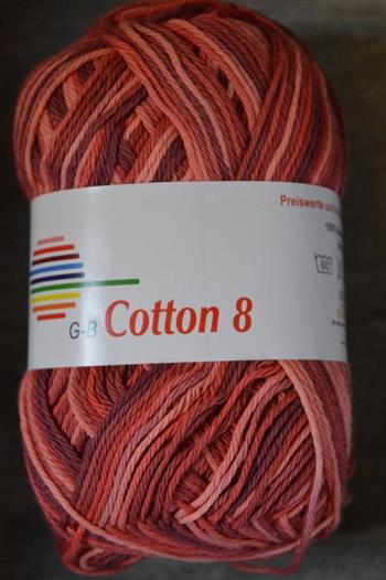 GB Cotton 8, Lyserød, Gammelrosa