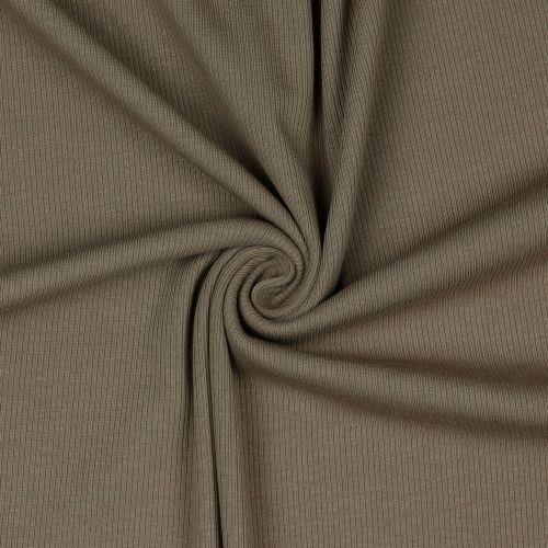 Rib jersey Taupe