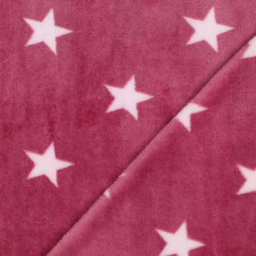 Fleece Stars, Pink/light pink