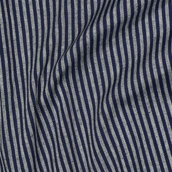 Jacquard yarn dyed stripes, Navy