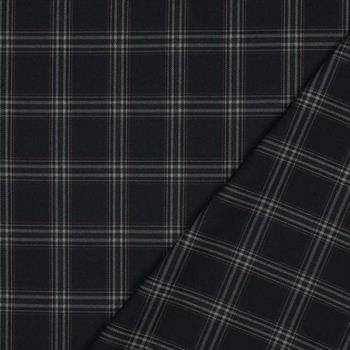 Tartan check, Navy/grey/red