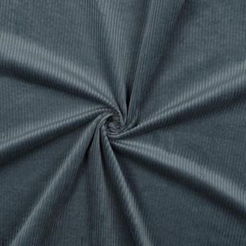 Corduroy washed 6W stretch, Grey blue