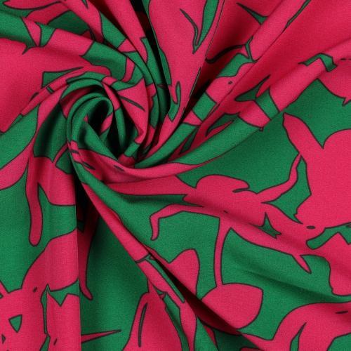Magnolia stretch Graphic, Green/pink