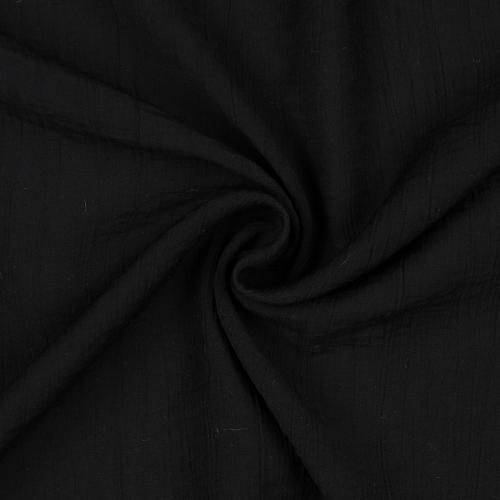 Viscose crinkle, Black