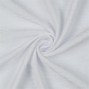 Viscose crinkle, White