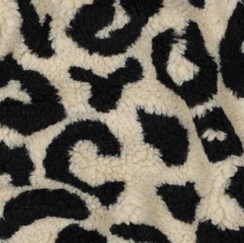 Teddy jacquard Animal skin, Black