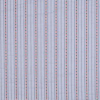 Cotton Jacquard Hearts