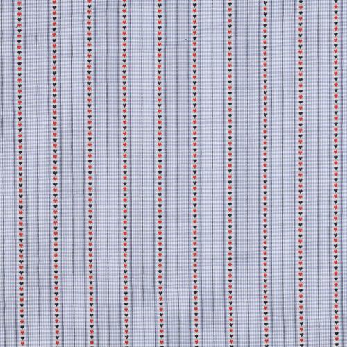 Cotton Jacquard Hearts