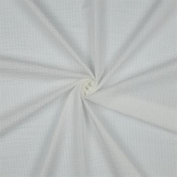 Cotton Jacquard Seersucker. White