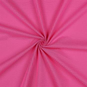 Cotton Jacquard Seersucker, Fuchsia