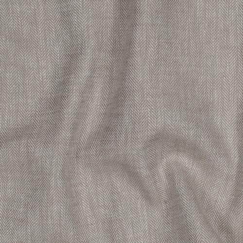 Linen cotton Herringbone, Beige