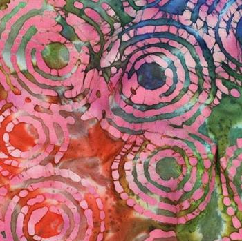 Handcrafted batik bomuld, Multicolour