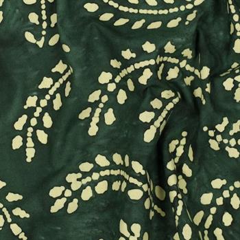 Handcrafted batik bomuld, Green