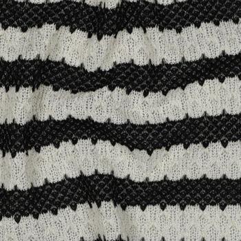 Knitted Jacquard, Black Gold lurex