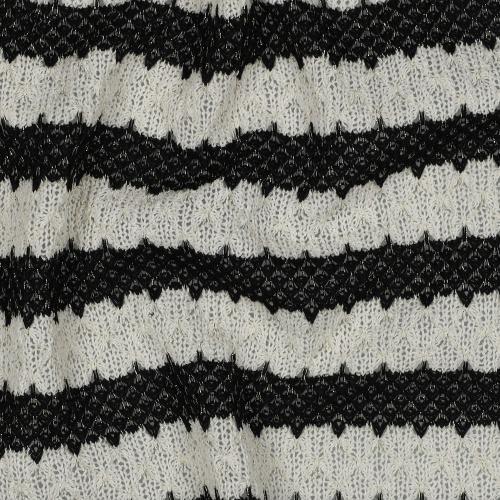 Knitted Jacquard, Black Gold lurex