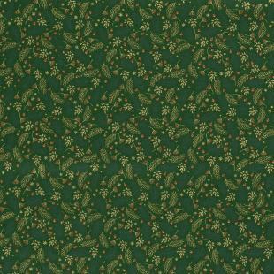 Cotton poplin Jul, grøn