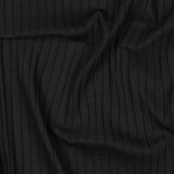 Rib jersey Big, Black