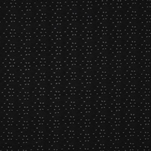 Polyester m/print, black