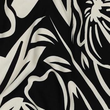 Viscose Flowers, Black