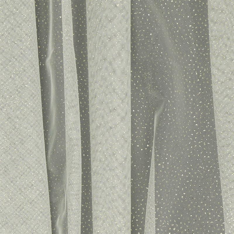 Royal Tule/tyl blød Glimmer, Ecru/Gold