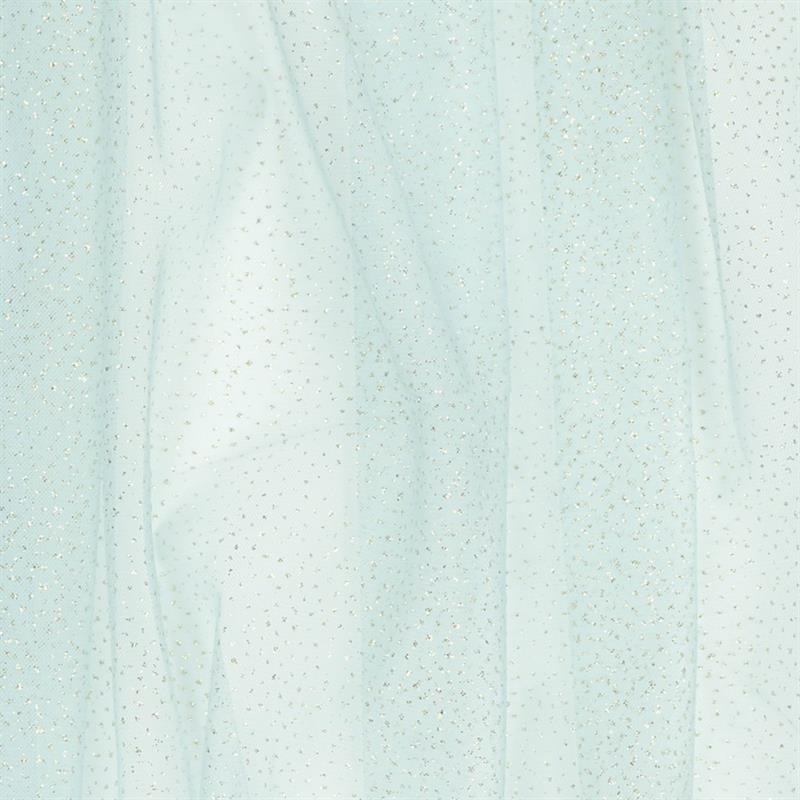 Royal Tule/tyl sparkle Glimmer Lightblue/Gold