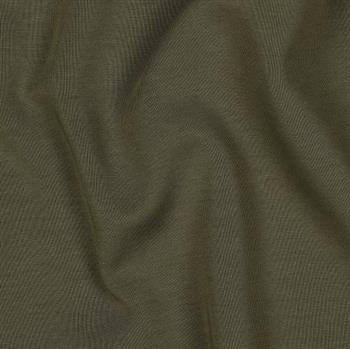 Cotton Interlock jersey, Army green
