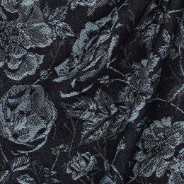 Denim Jacquard Flowers, Jeans