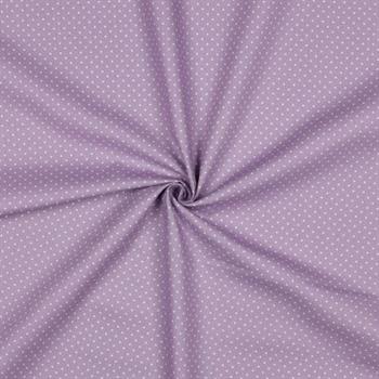 Poplin Petit små prikker, Lilac