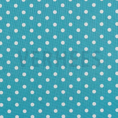 Poplin Prik, Turquoise