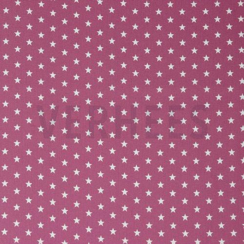 Poplin Petit stars, Mauve