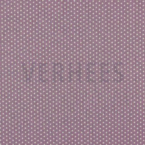 Poplin Mini stars, Lilac