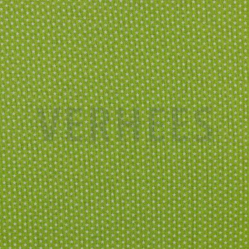 Poplin Mini stars, Green