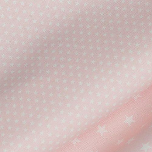 Poplin Mini stars, Light rose