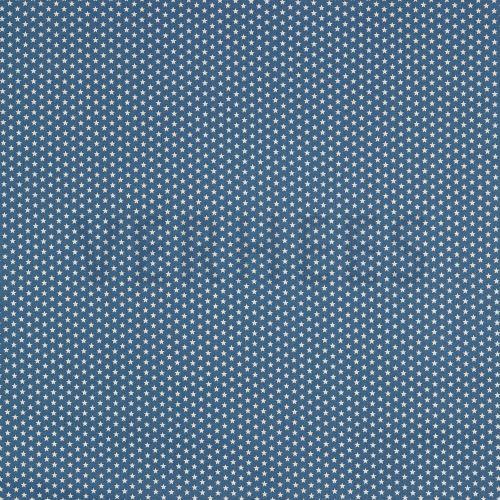 Poplin Mini stars Blue