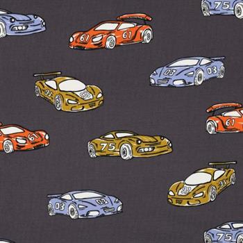 French Terry Racecars, Grey