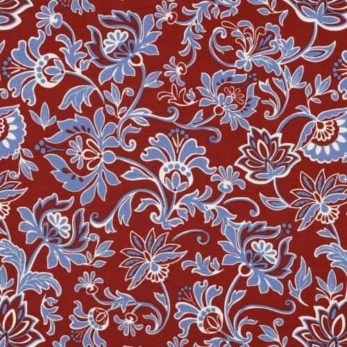 Punta di Roma Paisley Flowers, Bordeaux