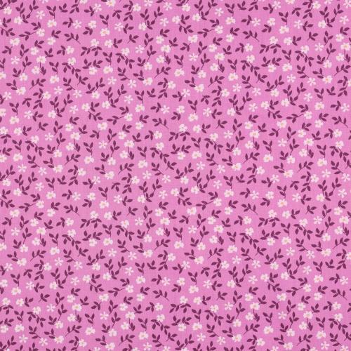 Gots Poplin Flowers, purple