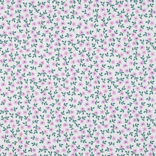 Gots Poplin Flowers, White