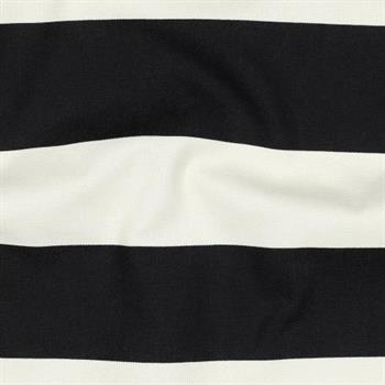 Canvas Stripes, Black/offwhite