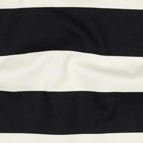 Canvas Stripes, Black/offwhite