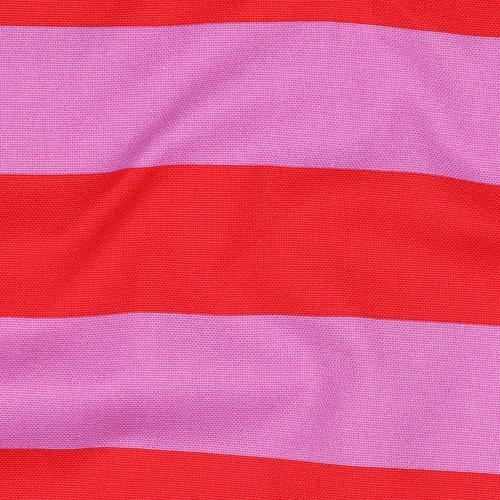 Canvas stripes, Red/Mauve