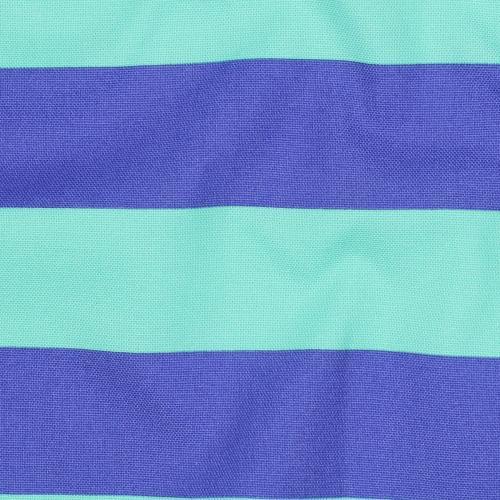 Canvas Stripes, Mint/Blue
