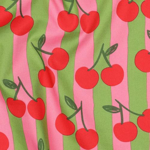 Fine poplin Fruit, Pink