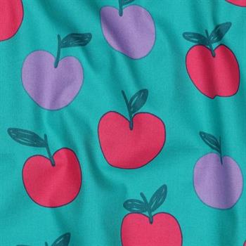 Fine poplin Fruit, Petrol