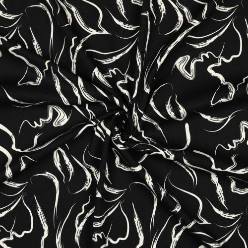 Rosella stretch Abstract, Black