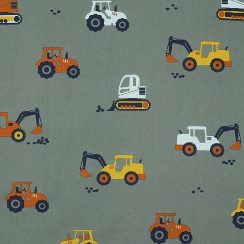 Fine poplin Vehicles, Dark green