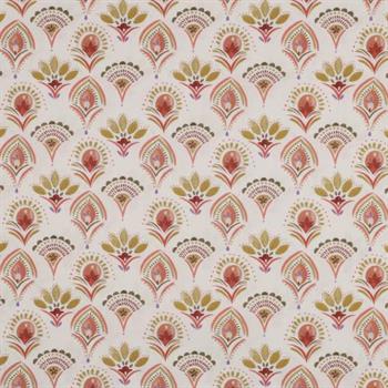 Fine Poplin Digital Flowers, Off-white