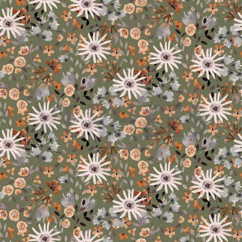 Isoli digital Flowers, Forrest green