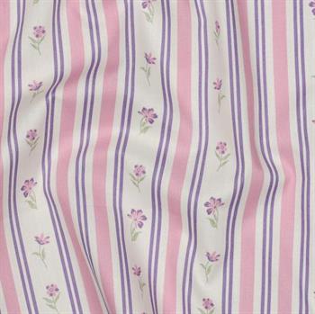 Fine poplin Flowers, Purple